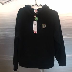 （Sold 220）Supreme LACOSTE hoodie black